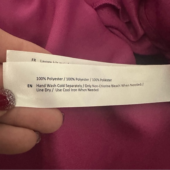 BOG Collective Strappy Cami Top in Fuchsia Size Medium VGUC - Picture 4 of 5